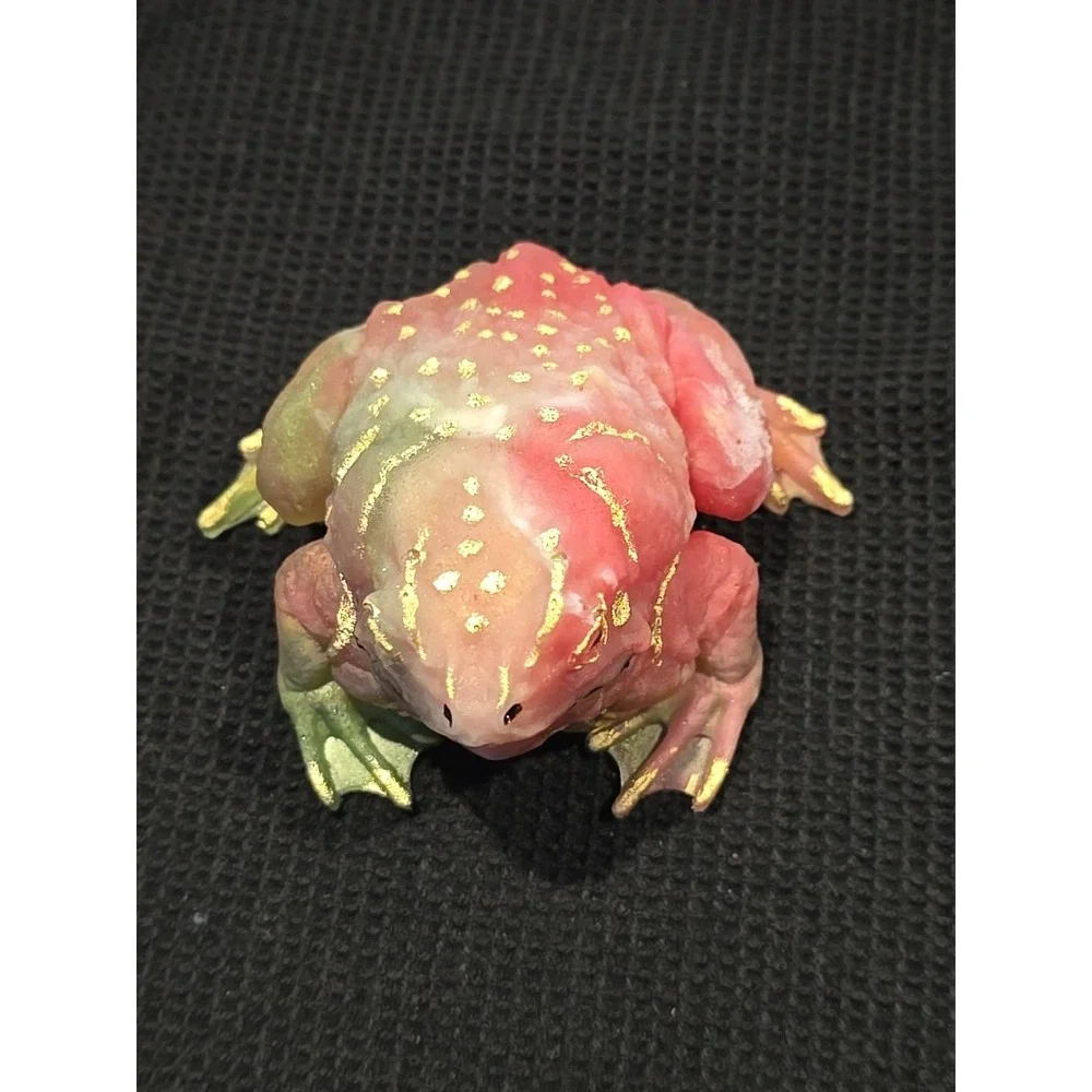 Handmade Resin Toad Multicolor 644